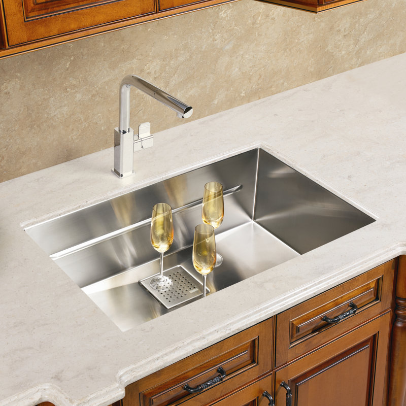 Peak 18.9375" L x 17.75" W Undermount Kitchen Sink