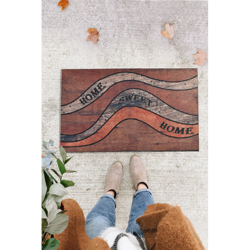 Durable PVC Doormat, Non-Slip Underside, 15.7 x 23.6 inches | 100% PVC Material, Machine Washable at 86°F | Perfect for Indoor & Outdoor Use, Easy to Clean, Stylish & Functional Welcome Mat