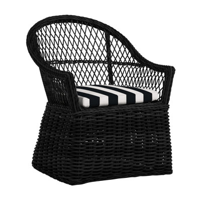 Soho Woven N-Dura Resin Wicker Outdoor Arm Chair