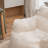 Compression Soft Teddy Adult Foam Filled Bean Bag Chairs,Ivory White-1958847498