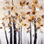 Reproduction d'arbres à feuilles texturées sur toile-1608984104-1608984279