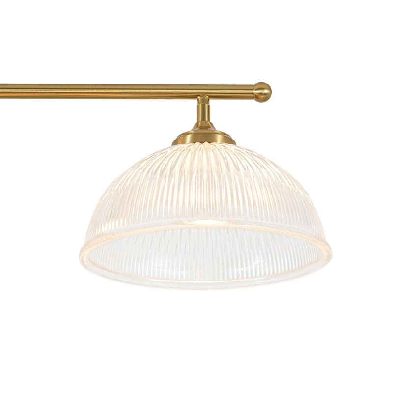 Luminaire suspendu moderne en verre à dôme 3 lumières Modern