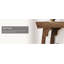 Console de 41 pouces en bois derrière le canapé, petite table d'entrée à 2 niveaux avec rangement, canapé-lit Farmhouse pour couloir, salon, brun rustique