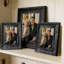 Black 3 PCS 8" x 10" Decorative Picture Frame with Photo Protector