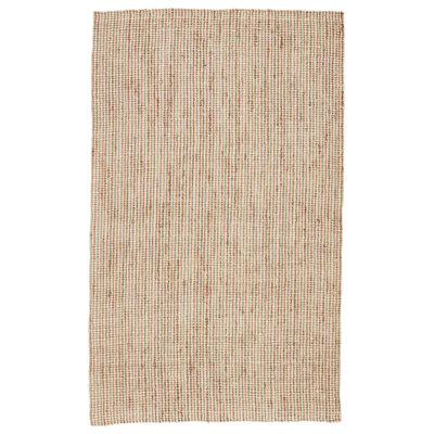 Cayman Jute / Sisal Area Rug in White/Brown/Tan