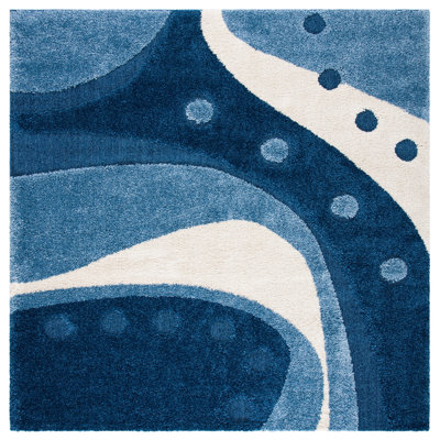 Kerio Shag Performance Abstract Rug
