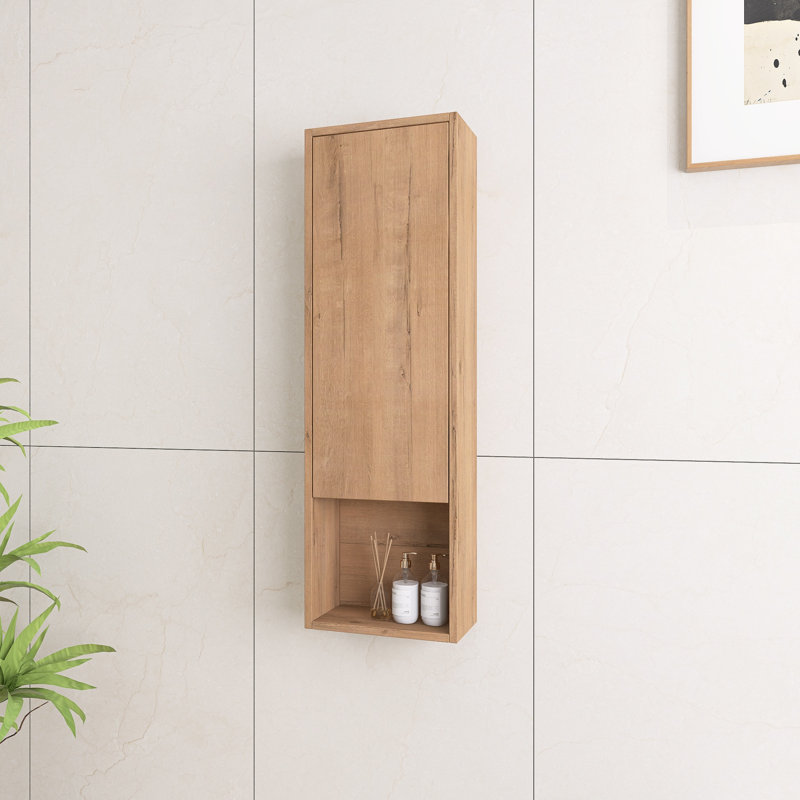  Bellmead 37.38"H Wall-Mounted Bathroom Cabinet, 37.38" H x 12" W x 5.88" D