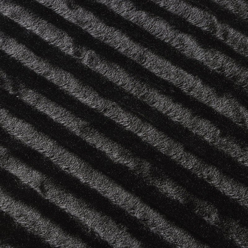 Duke Polyester Throw, Black