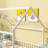 Full Size House Floor Wooden Bed With Roof Frame, Safety Guardrails,Whtie-1398034483-1398034482