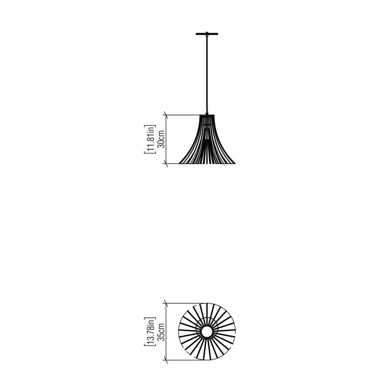 Stecche Di Legno 1 - Light Pendant, Louro Freijó, Louro Freijó