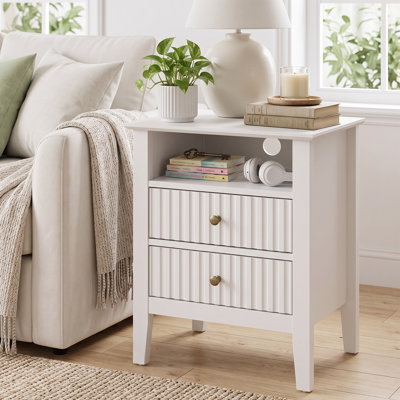 Table de chevet 2 tiroirs Philomena