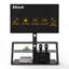 Black Multi-Function Angle And Height Adjustable Tempered Glass  TV Stand