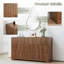 Commode double à 6 tiroirs Servidia (l 53,2 po)-2045992854