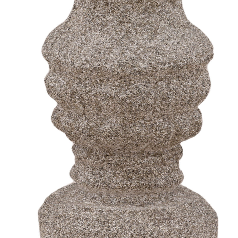 Bougeoir Ishtar gris clair