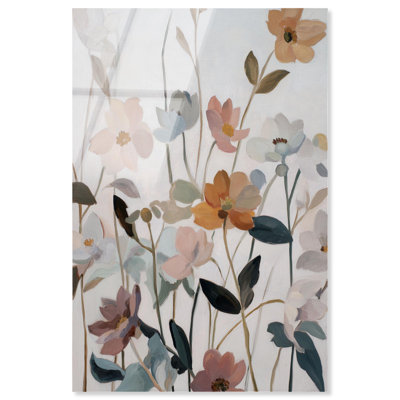 Décoration murale de salle de bain Dreamy Blossoms I par Art Remedy, prête à être suspendue, 30 x 45