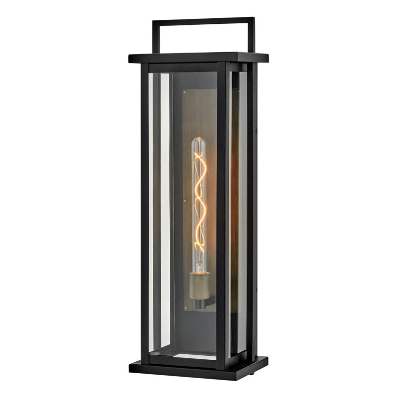 Langston Single Light Tall Wall Mount Aluminum Outdoor Lantern