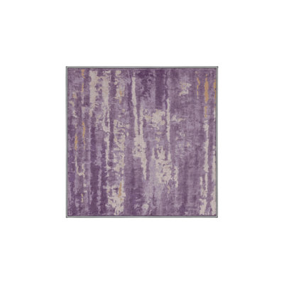 Tapis rose lavable à la machine