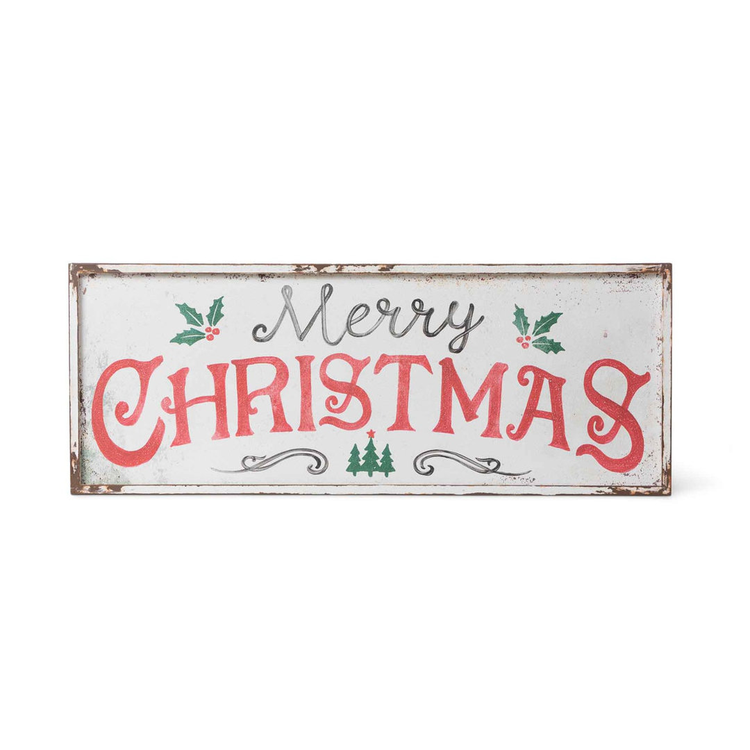 Retro Holiday Traditional Wall Decor on Metal Park Hill Collection