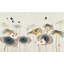 Fleur de lotus, aquarelle, papillon, dessin, papier peint amovible classique-258592215