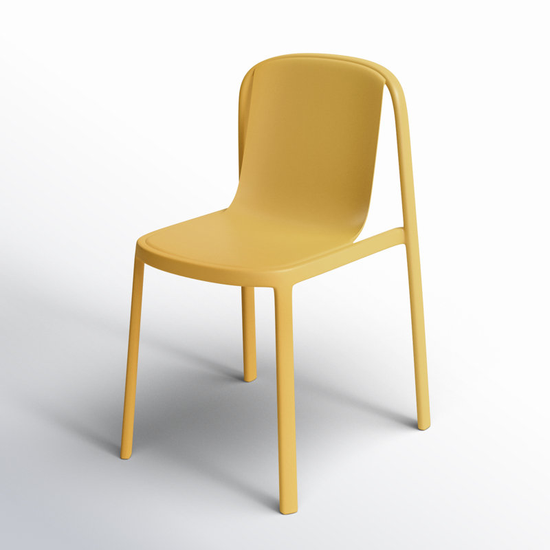 Decade Dining Chair, Mustard