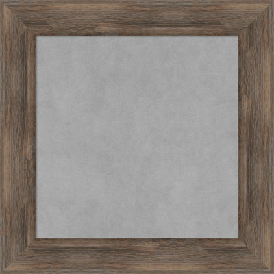 Tableau magnétique encadré en bois dur moka