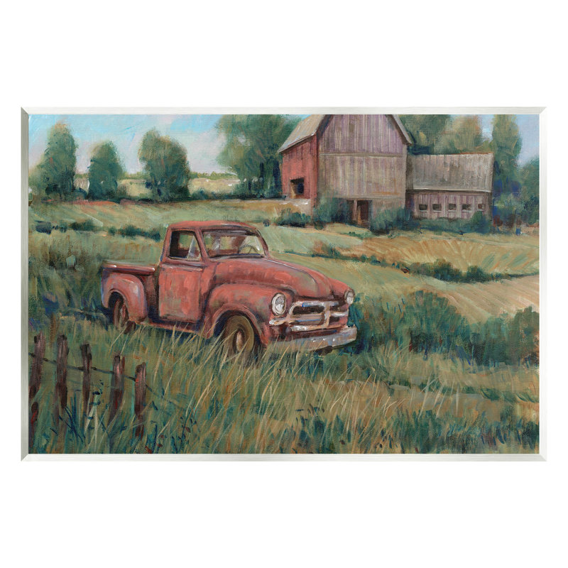 «Peaceful Farmland Truck Scene» par Tim Otoole, H 10 po x l 15 po x P 0,5 po