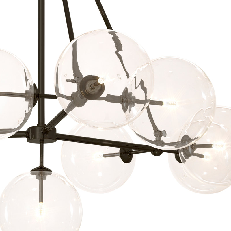Bermude 10 - Light Chandelier, Bronze