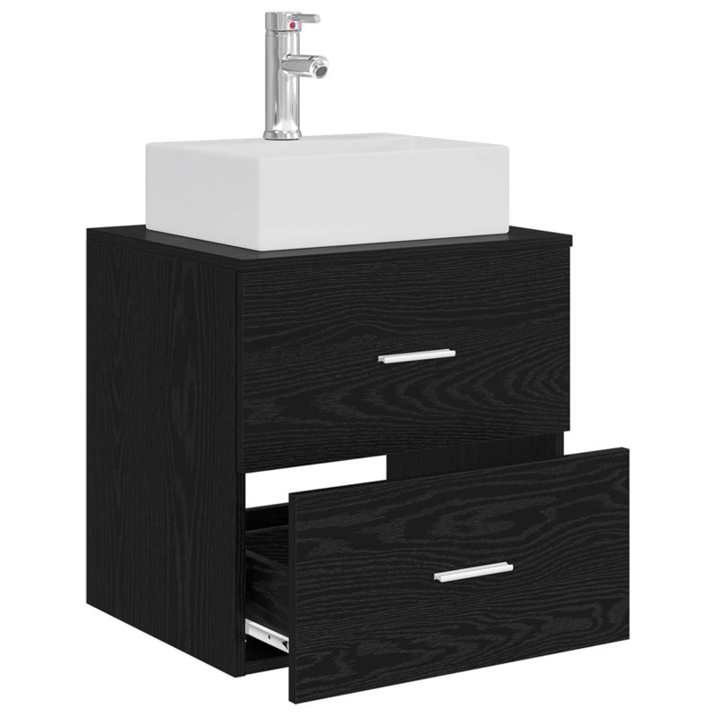 495 mm Bathroom Vanity, Black