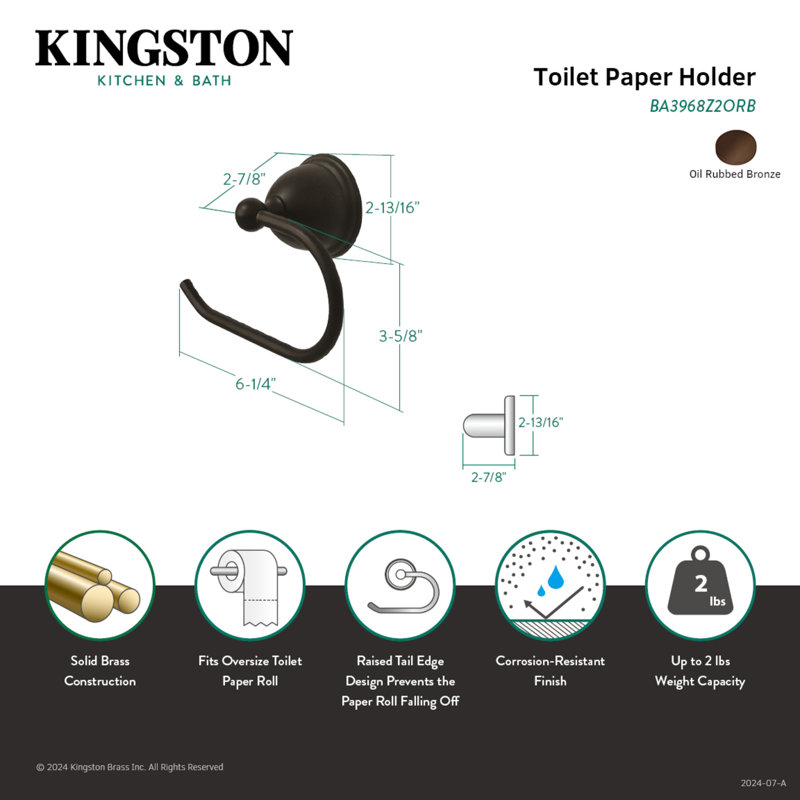 Restoration Wall Mount Toilet Paper Holder