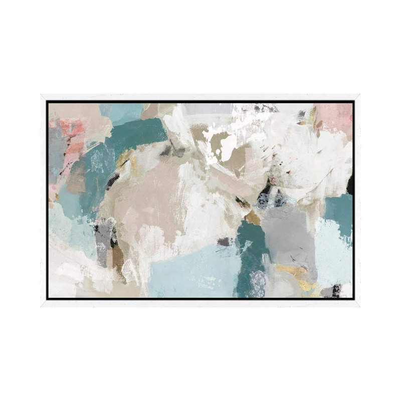 In The Heart Of Movement by Isabelle Z - Painting on Canvas, White Framed, 101.6 cm H x 66.04 cm W