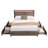 Bed Frame, Storage Headboard with Charging Station, Solid and Stable, Noise Free, No Box Spring Needed, Easy Assembly-461287745-461287774