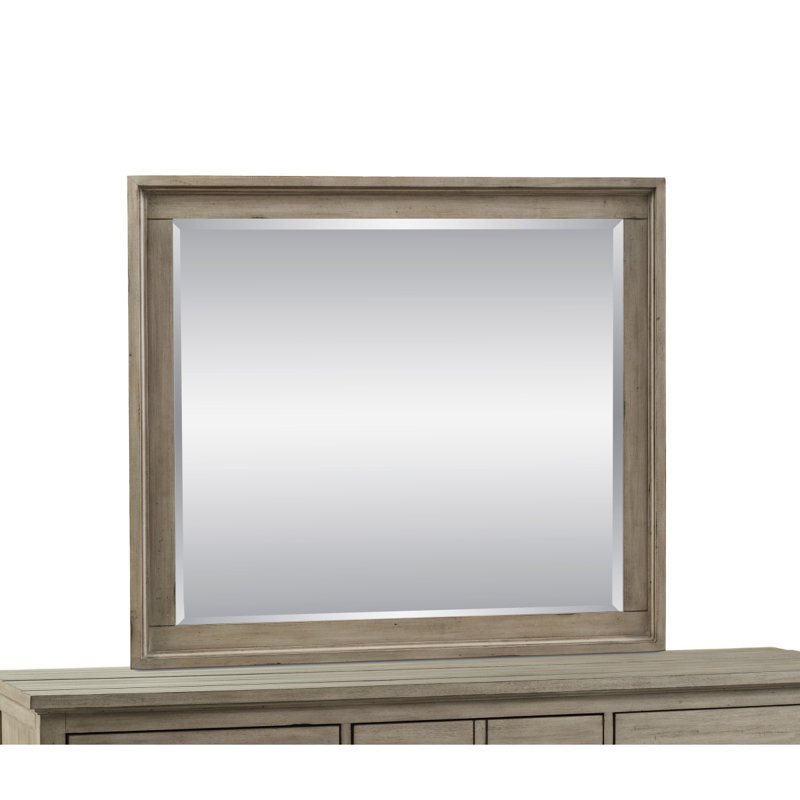 Miroir, aucun assemblage requis, finition gris verger