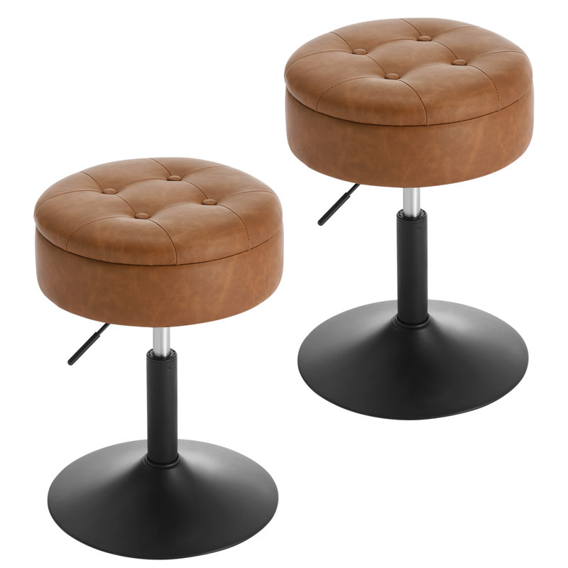 Manufactured Wood Accent Stool, Brown