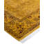 Overdyed Hand-Knotted Wool Modern-Contemporary Yellow Runner 2' 7" x 16' 1"