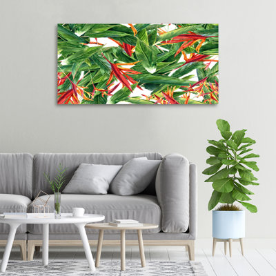 Floral Pattern - No Frame Print on Canvas