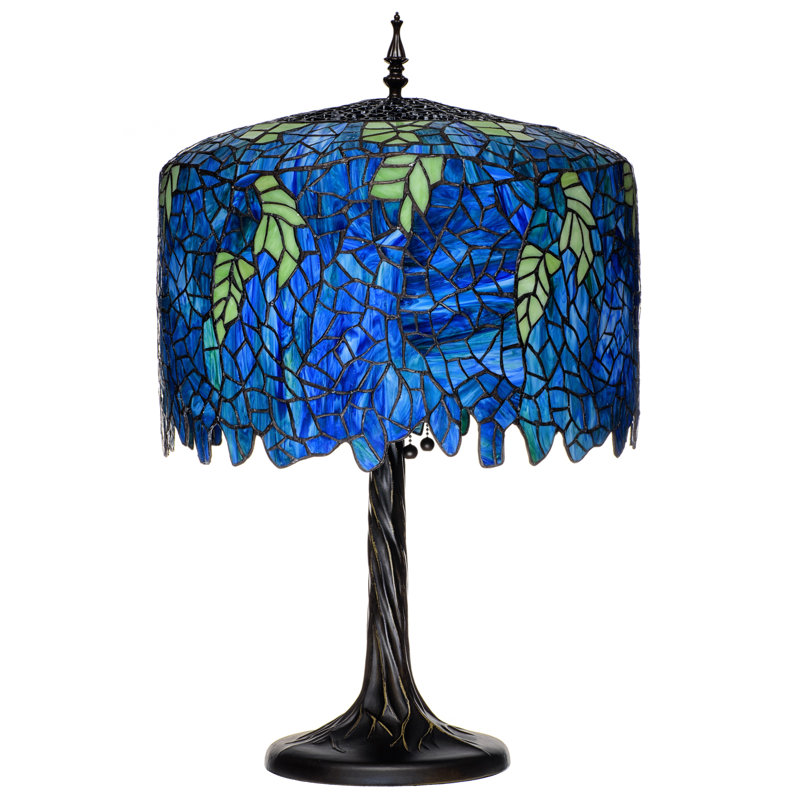 Lampe de table en bronze avec prise 27 po Bettsville