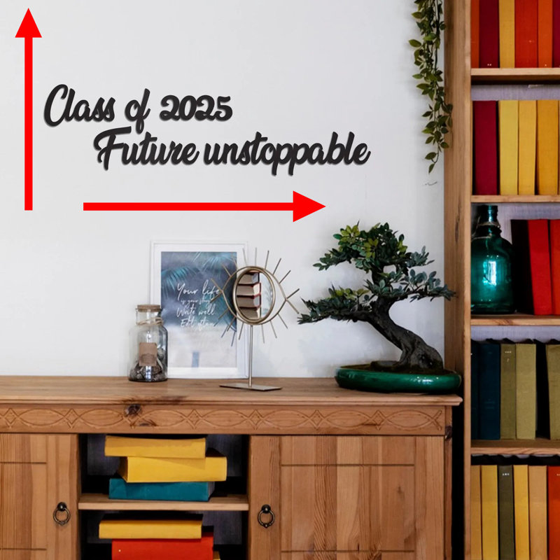 Class of 2025 Future Unstoppable Metal Wall Art, Graduation Gift, Senior 2025 Decor, Gift for Graduate, High School College Grad Gift