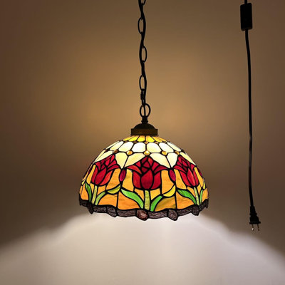 Luminaire suspendu en bronze 1 lumière Wicke