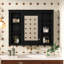 Armoire à pharmacie de 35 po x 27,5 po, armoire de rangement murale pour salle de bain, armoire de salle de bain moderne avec miroir, armoire à miroir avec 6 tablettes ouvertes (meuble-lavabo non inclus)-2030450537