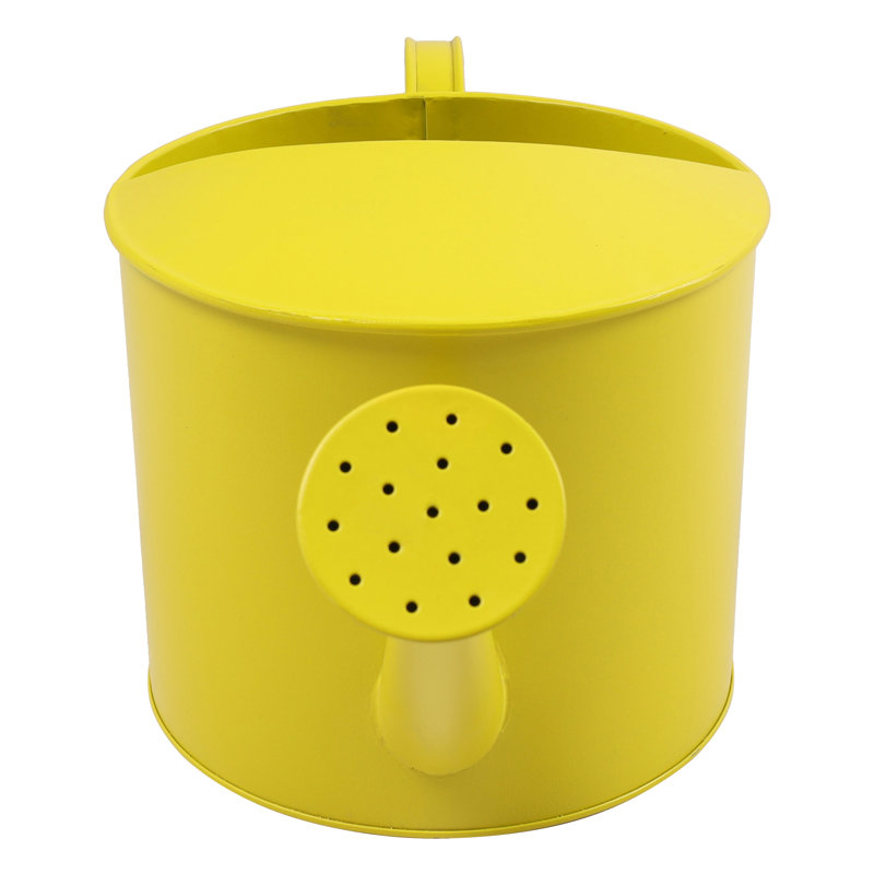 Sagebrook Home 7X15" Watering Can, Green, Yellow