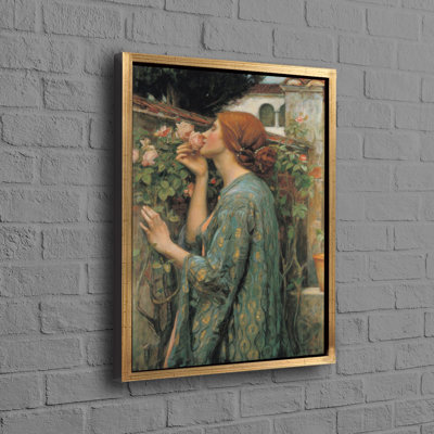 Premium Quality Cotton Canvas Art Reproduction of The Spirit of the Rose by John William Ideal for Elegant Wall Decor