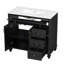 Single Bathroom Vanity with Top-585164321