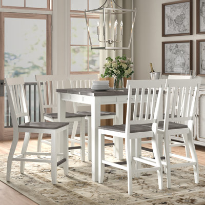 Jolin 6 - Person Extendable Four Leg Dining Set