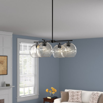 Lustre sphérique spoutnik à 4 lumières Vivan