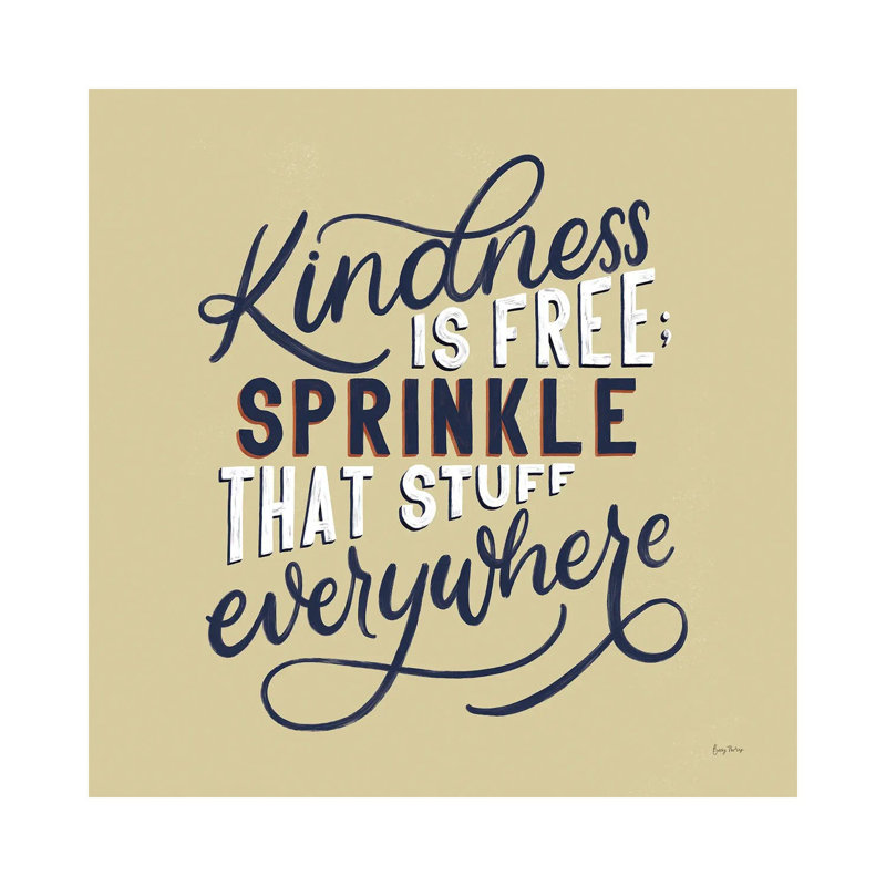 Everyday Sentiment IV by Becky Thorns - Wrapped Canvas Print, 93.98 cm H x 93.98 cm W x 1.91 cm D