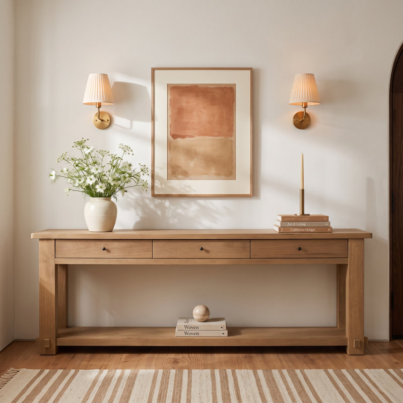 Rema Morey Console Table Natural