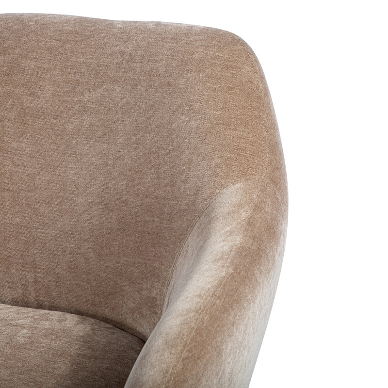 Zurich Accent Chair Forest Green, Chocolate