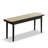 Modern Style Black Color Solid Oak Wood Dining Bench With Rattan Detail, Modern Bench For Bedroom End Of Bed, Entryway Bench, Rattan Bench For Living Room (47.24" W X11.02 D X 16.93" H)-167600029