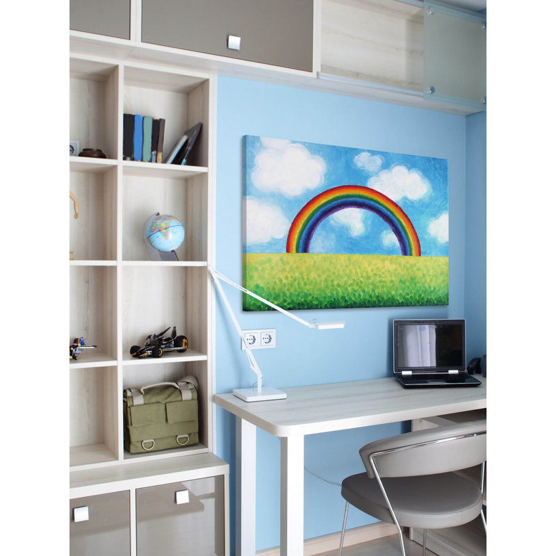 «Bright Rainbow», reproduction sur toile tendue, H 12 po x l 18 po