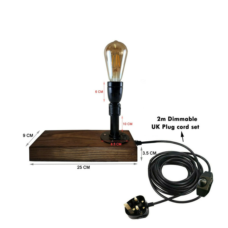 Laikipia Wood Desk Lamp, Yes